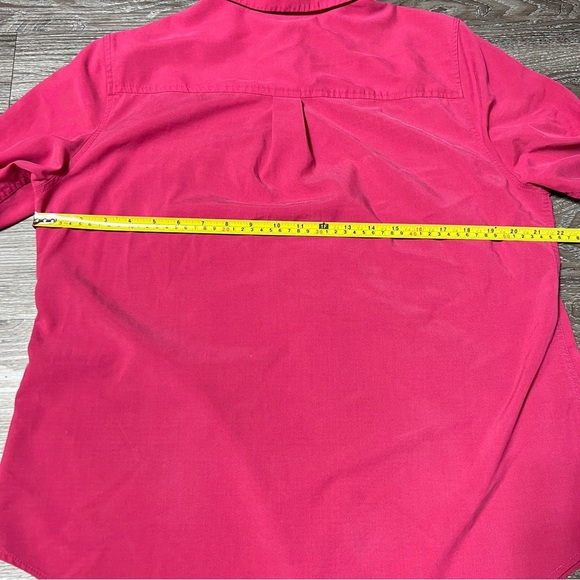 Chico's Vibrant Pink Button-Up Shirt - Picture 6 of 7